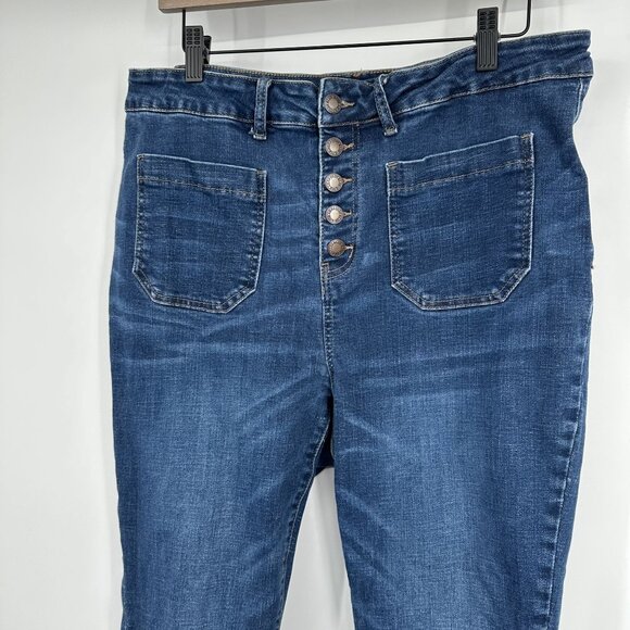 Judy Blue Women's Skinny Fit Button Fly Jeans Size‎ 18W - Picture 7 of 7